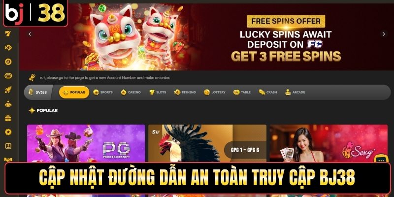Cập nhật đường dẫn an toàn truy cập Bj38